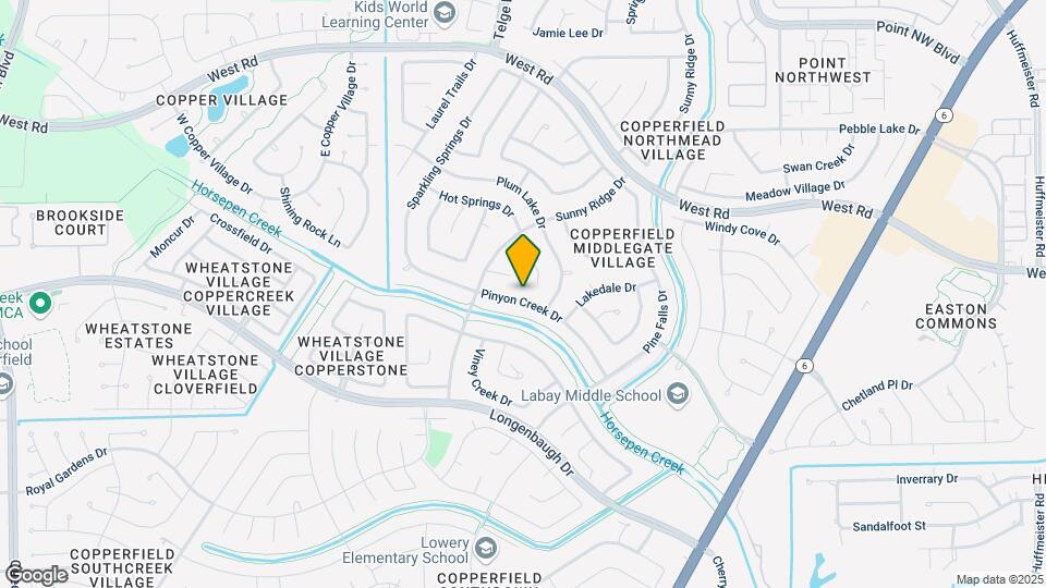 15918 Pinyon Creek Dr Map and Location Details