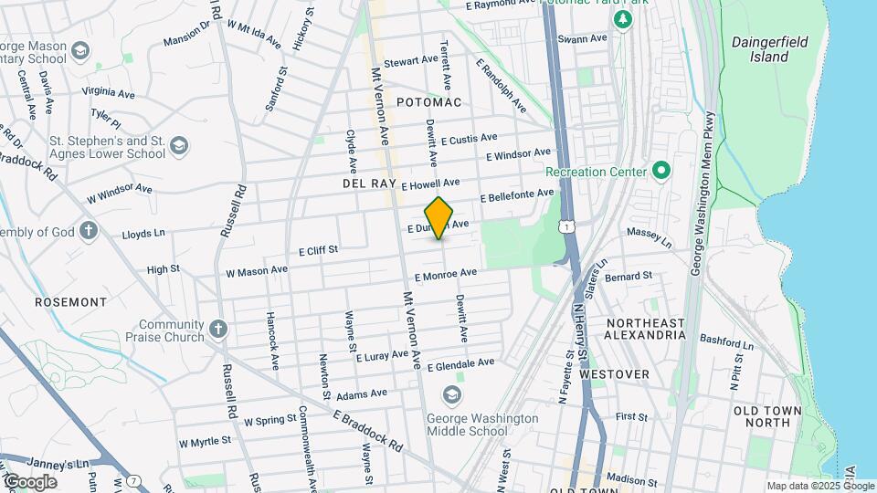 1700 Dewitt Ave, Unit 1 Map and Location Details