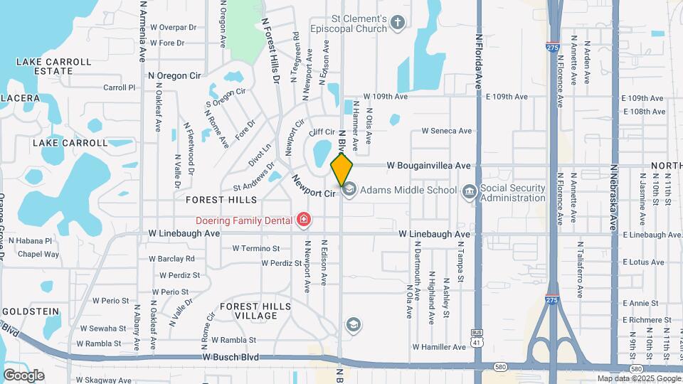 10213 N Blvd Mapa y Detalles de la Ubicación