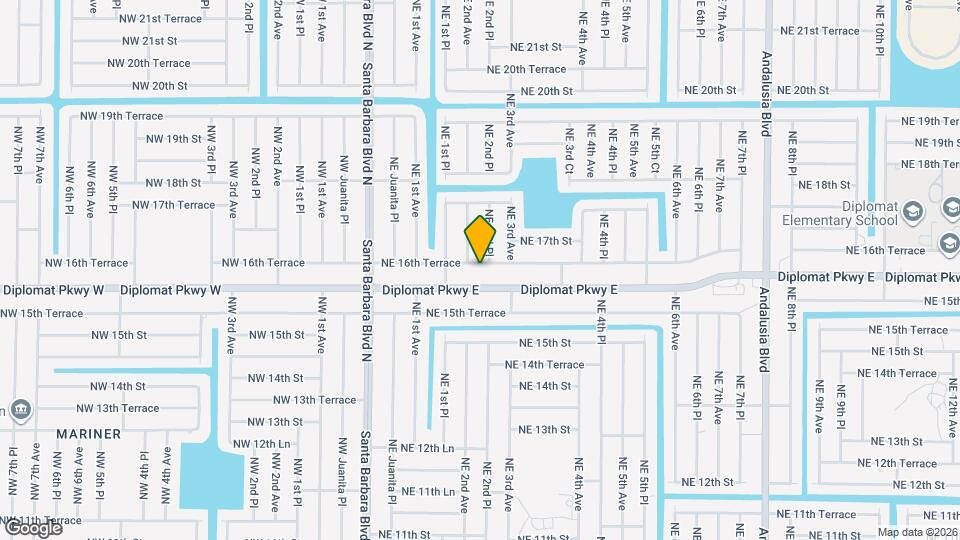 206 NE 16th Terrace Mapa y Detalles de la Ubicación