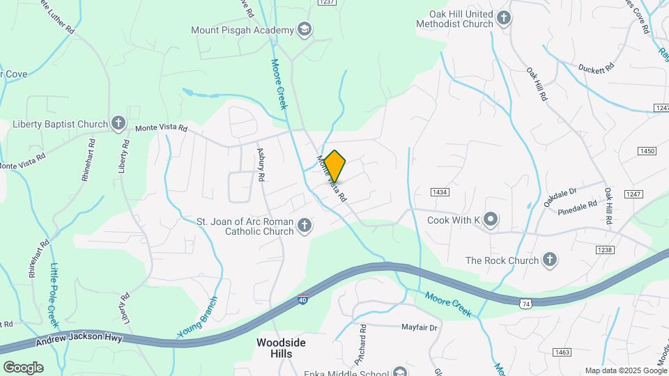 669 Monte Vista Rd Map and Location Details