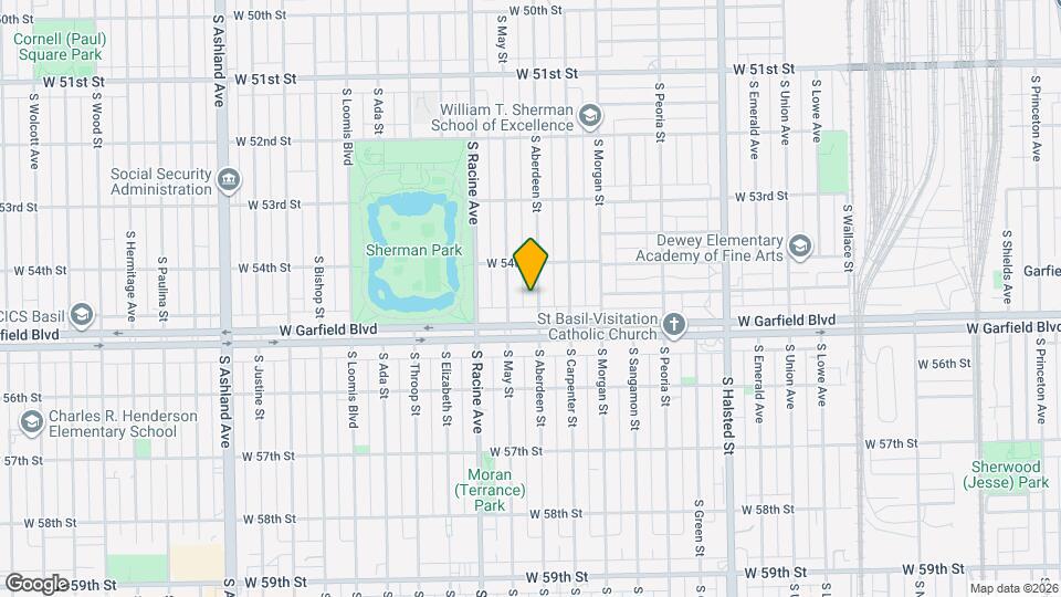 5432 S Aberdeen St, Unit 2 Mapa y Detalles de la Ubicación