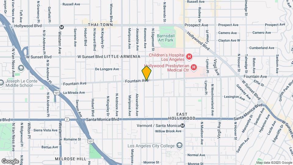 4924 E Fountain Ave Map and Location Details