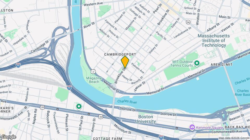 308 Brookline St., Unit 2 Map and Location Details