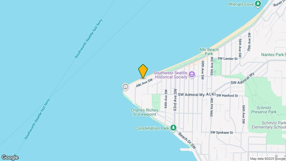 3055 Alki Ave SW Map and Location Details