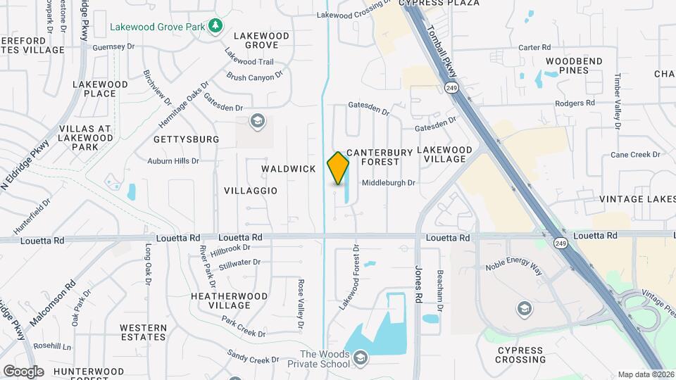 15422 Downford Dr Map and Location Details