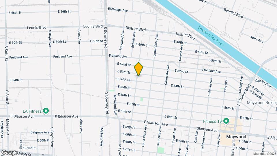 5318 Everett Ave Map and Location Details