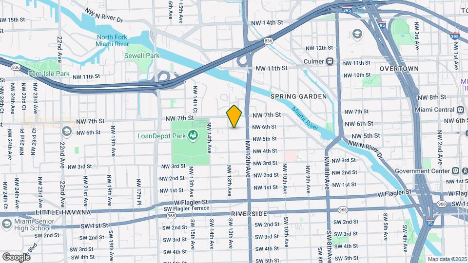 1258 NW 6th St Mapa y Detalles de la Ubicación