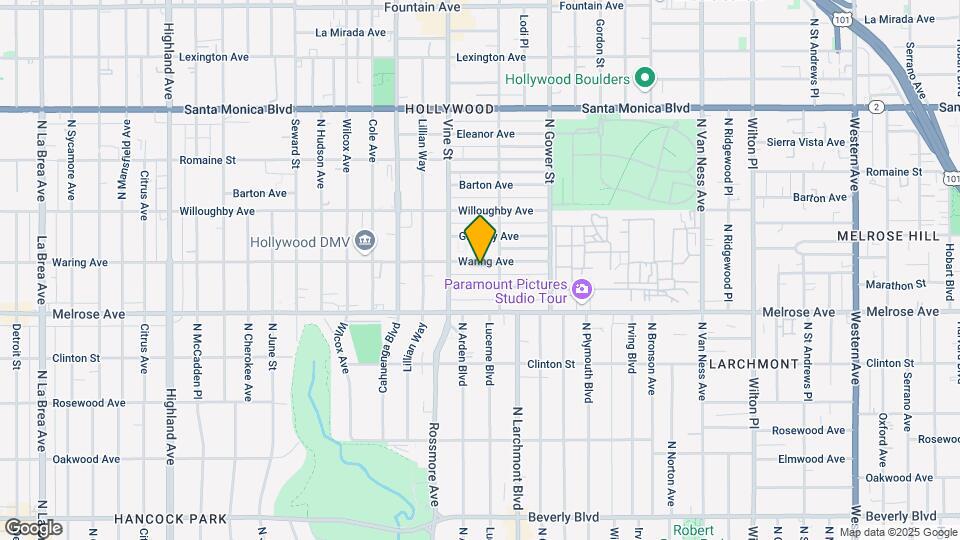 5822 Waring Ave Map and Location Details