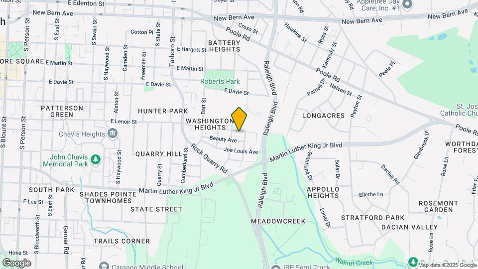 1512 E Lenoir St Mapa y Detalles de la Ubicación