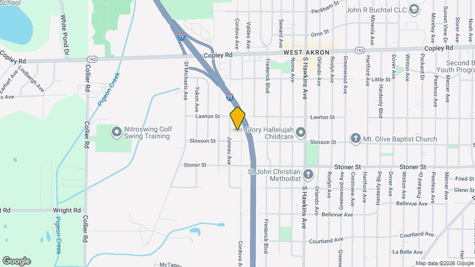 1128 Cordova Ave Map and Location Details