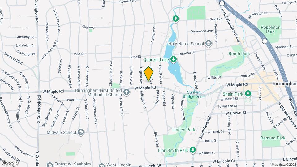 165 Puritan Ave Mapa y Detalles de la Ubicación