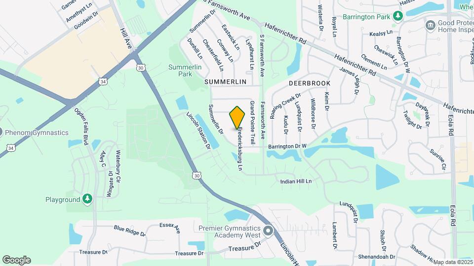 1689 Fredericksburg Ln Map and Location Details