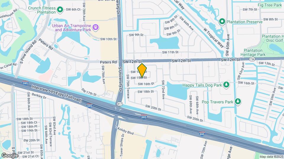 7450 SW 15th St Map and Location Details