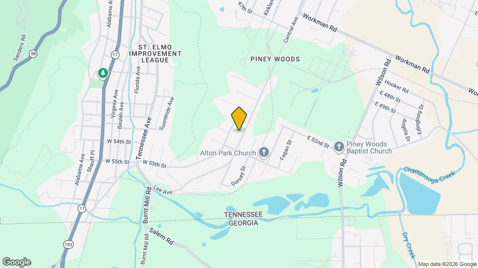 5225 Central Ave Map and Location Details