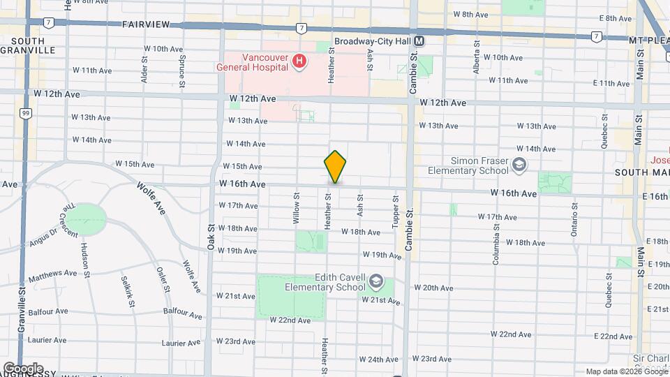 682 W 16th Ave Map and Location Details