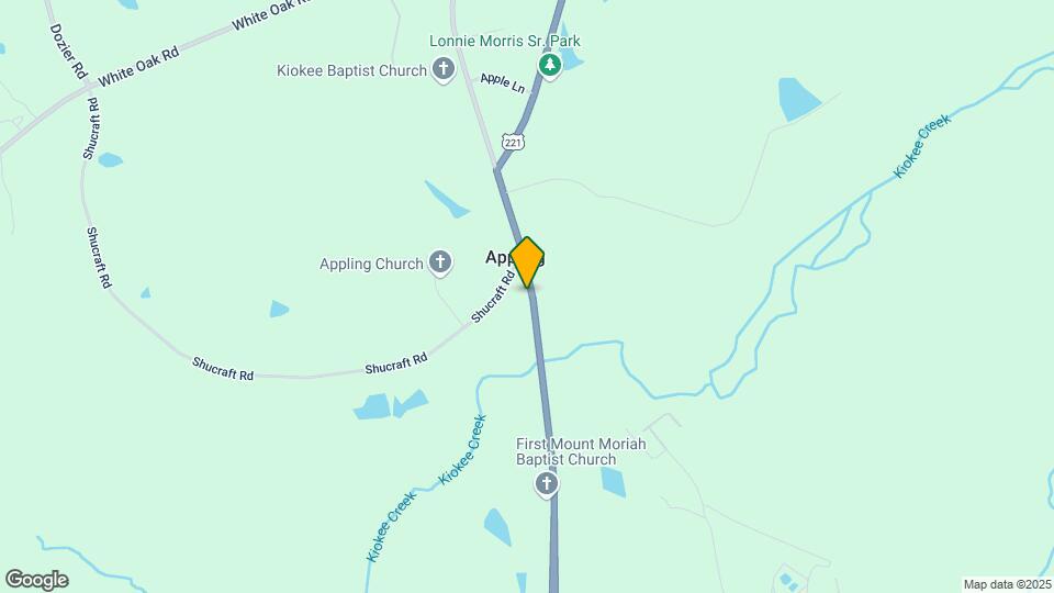 1938 Appling Harlem Rd Map and Location Details