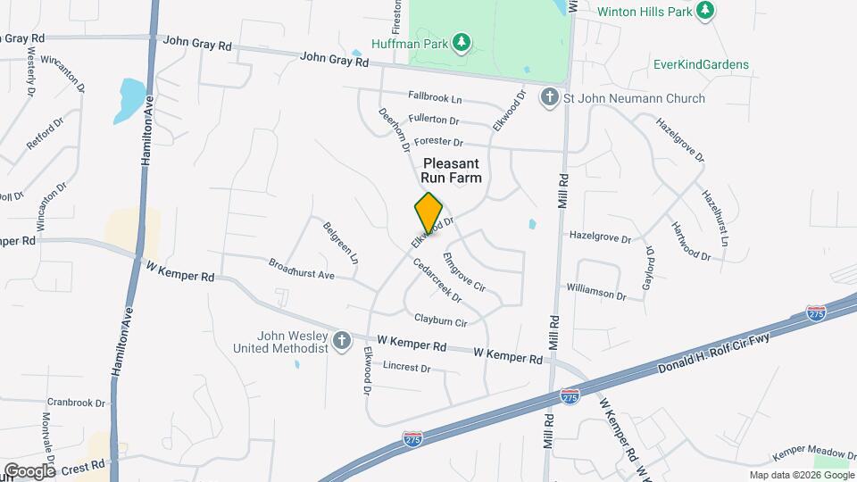 11938 Elkwood Dr Map and Location Details