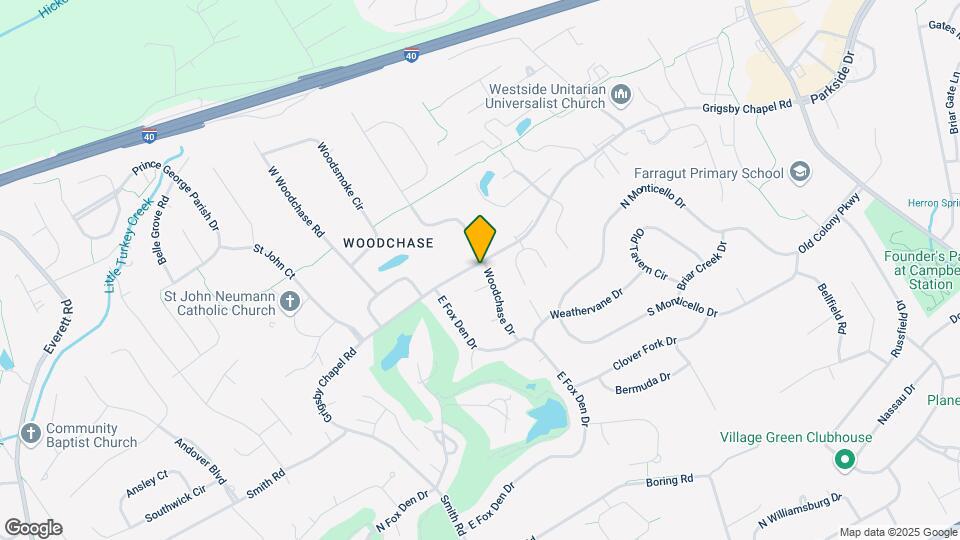 729 Woodchase Dr Map and Location Details