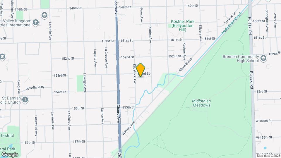 15312 Knox Ave Map and Location Details