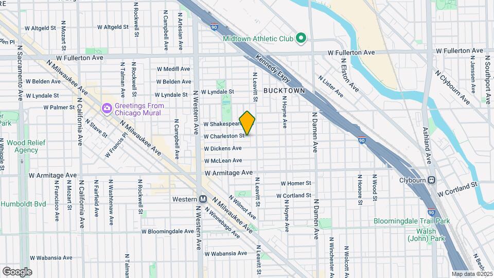 2221 W Charleston St Map and Location Details