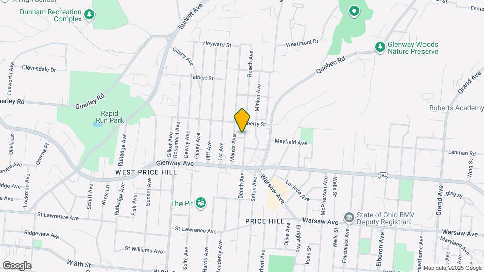 1261 Beech Ave Map and Location Details