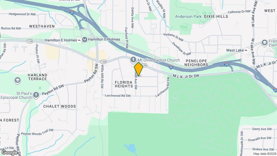 218 Barfield Ave SW Map and Location Details