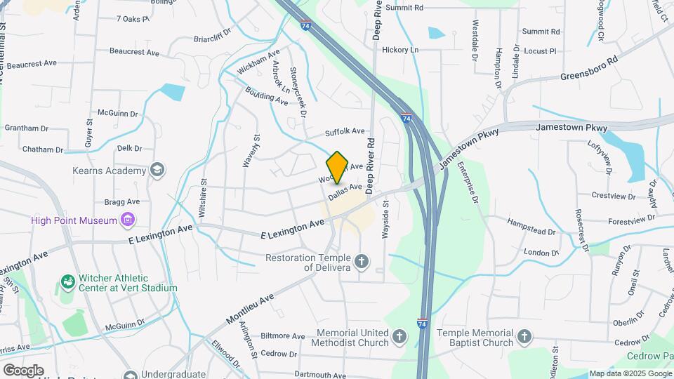 2607 Dallas Ave Map and Location Details