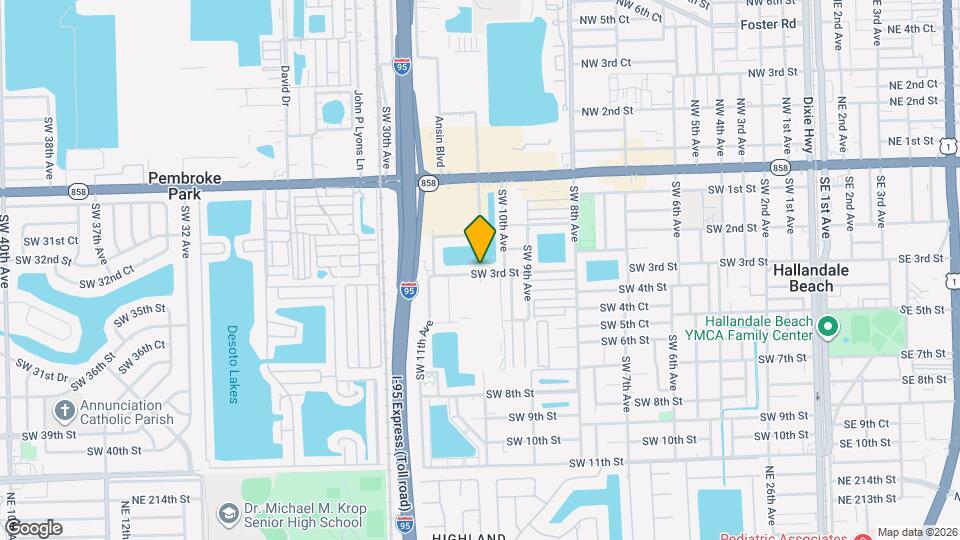 1031 SW 3rd St Map and Location Details