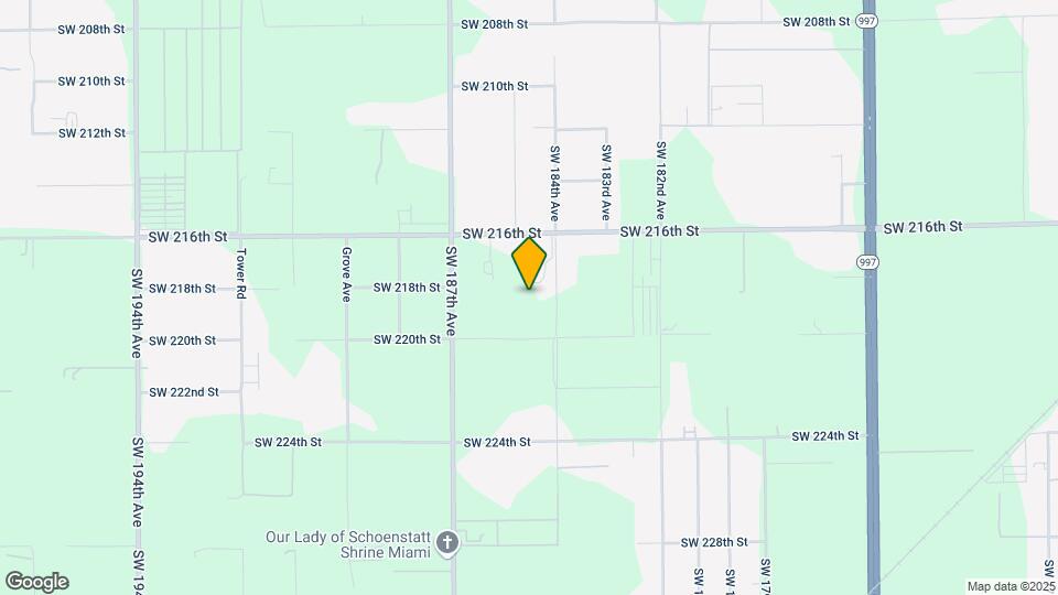21800 SW 184th Pl Map and Location Details