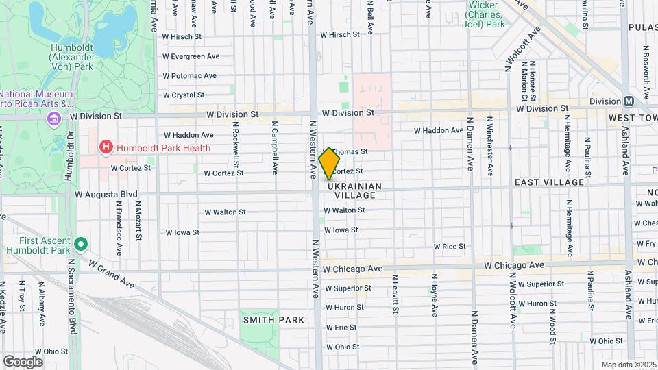 2340 W Augusta Blvd Mapa y Detalles de la Ubicación