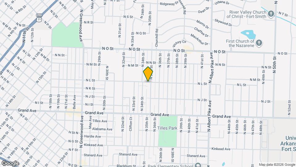 3414 N L St, Unit SI ID1608044P Map and Location Details