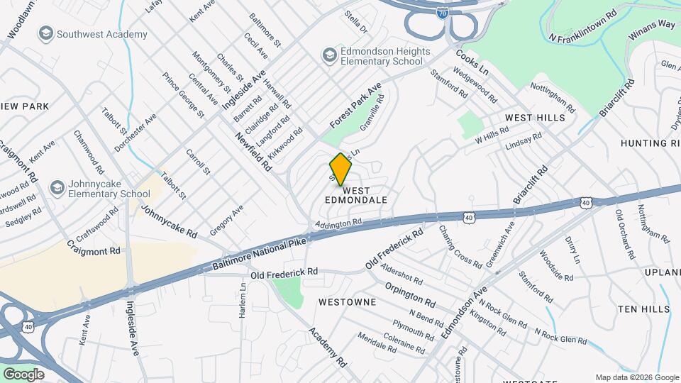 5536 Channing Rd Map and Location Details