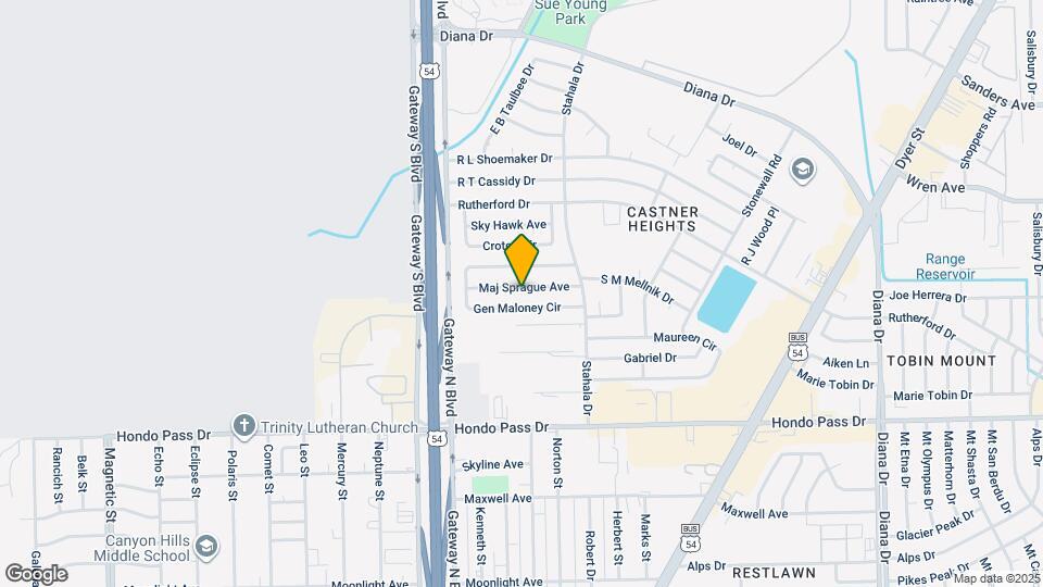 4536 Maj Sprague Ave Map and Location Details