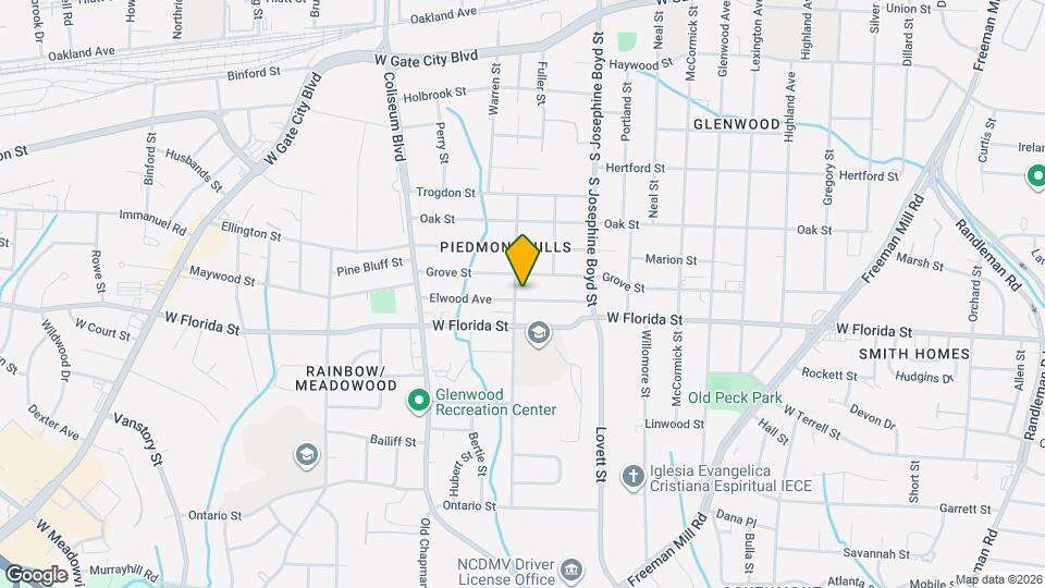 1616 Elwood Ave Mapa y Detalles de la Ubicación