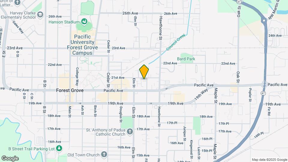 2036 Filbert St Map and Location Details