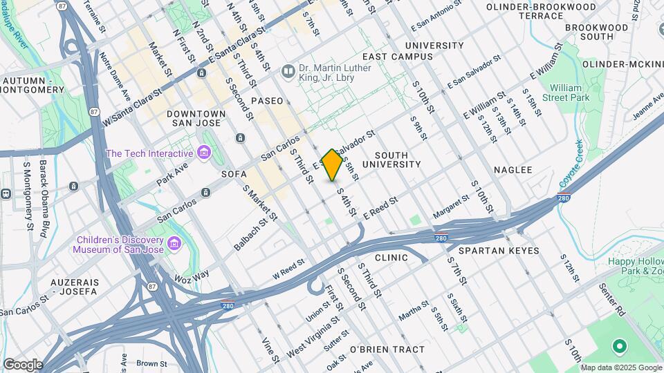 475 S 4th St Map and Location Details