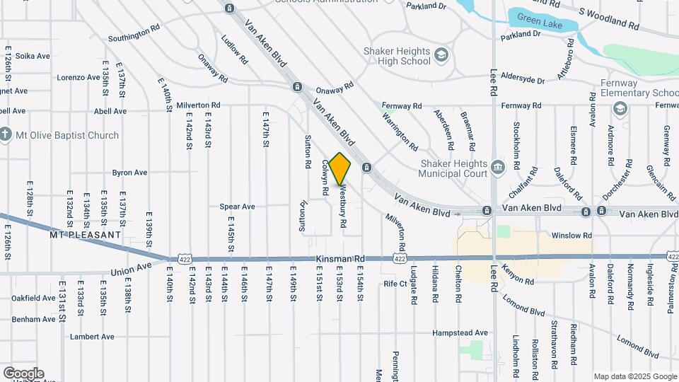 3386 Westbury Rd, Unit #UP Map and Location Details