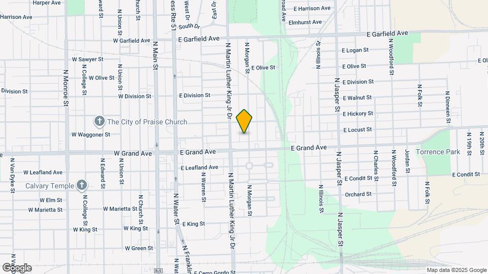 1353 N Morgan St Map and Location Details