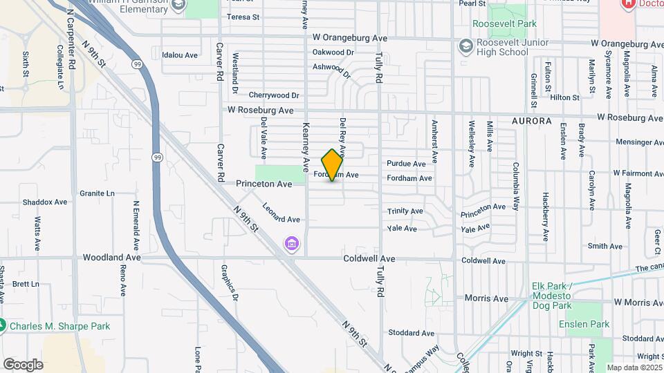 1411 Princeton Ave Map and Location Details