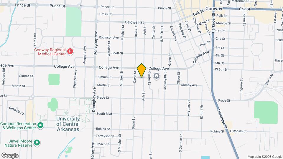 365 Ash St Map and Location Details