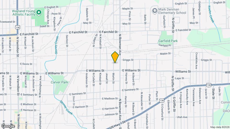 609 Martin St Map and Location Details