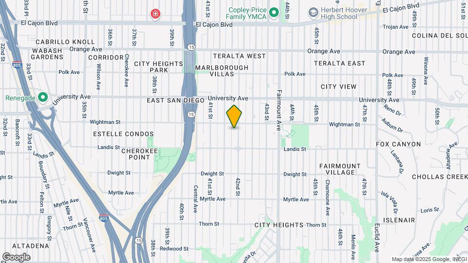 3770 42nd Street Map and Location Details