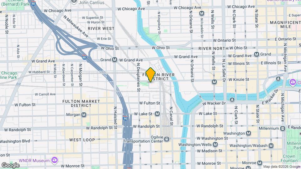 579 W Kinzie St Mapa y Detalles de la Ubicación