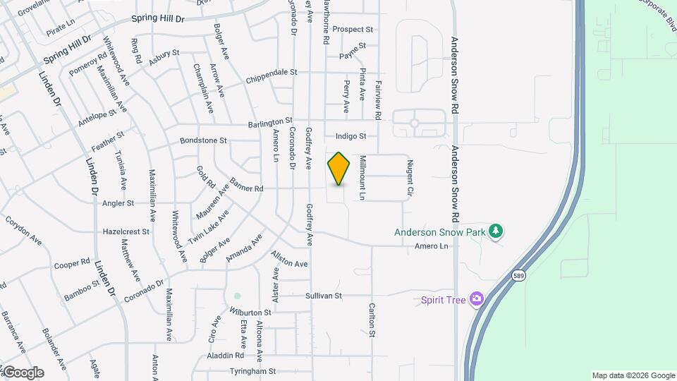 1549 Diane St Map and Location Details