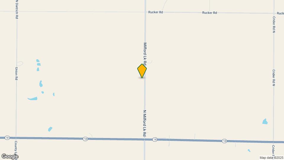1414 N Milford Lk Rd Map and Location Details