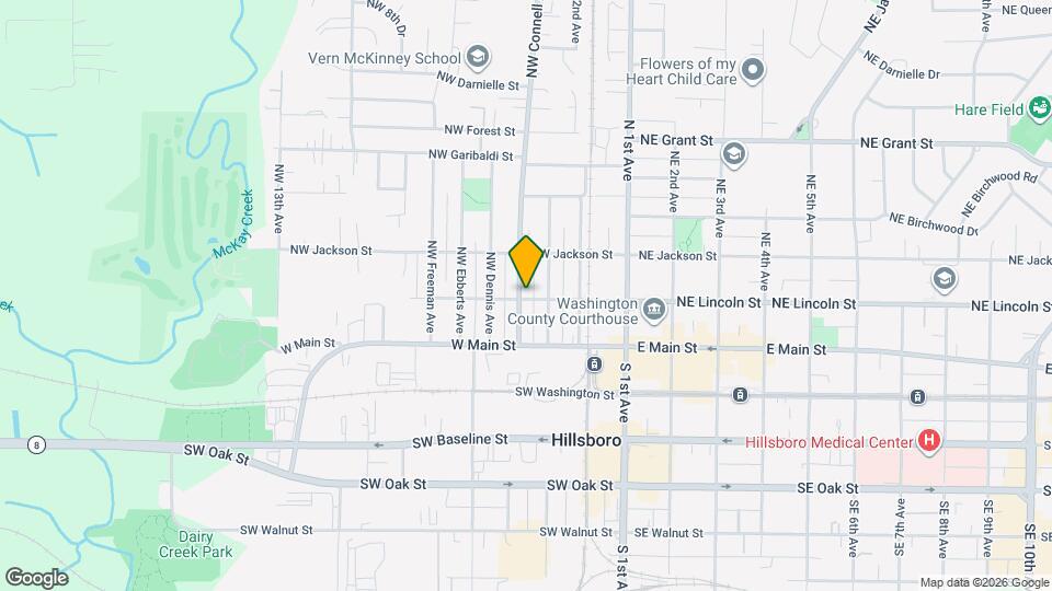 210 NW Connell Ave Map and Location Details