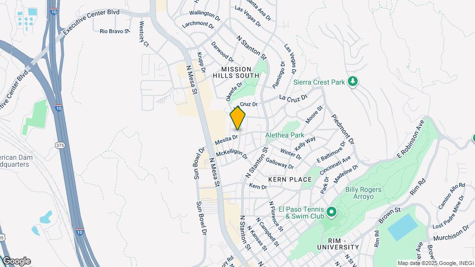 3601 Okeefe Dr Map and Location Details