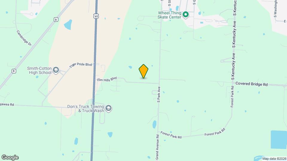 1212 Elm Hills Blvd Map and Location Details