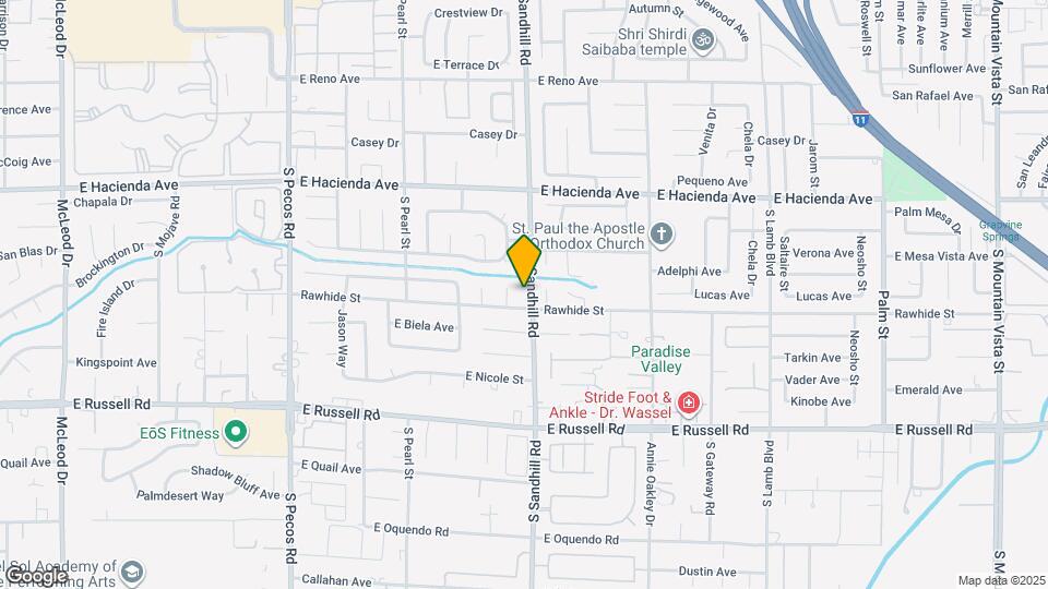 5471 S Sandhill Rd Map and Location Details